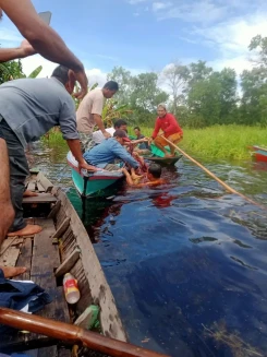 [UPDATE]: Banjir Kota Palangkaraya, Lima Warga Tenggelam
